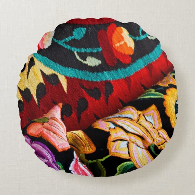 Mexico, San Miguel de Allende Round Pillow (Front)