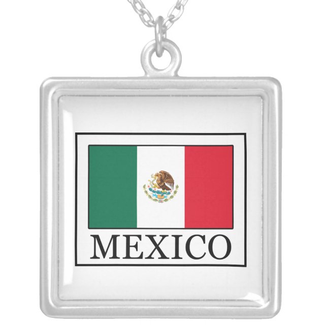 Mexico Silver Plated Necklace (Front)