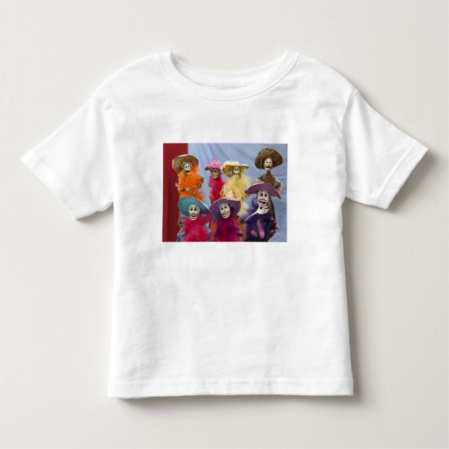 Mexico. Skeletal Catrinas, figures celebrating Toddler T-shirt (Front)