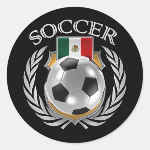 Mexico Soccer 2016 Fan Gear Classic Round Sticker