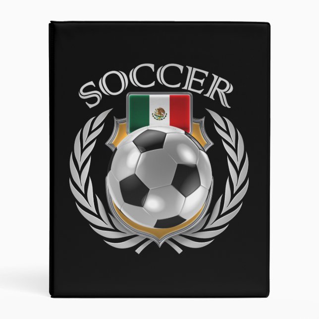 Mexico Soccer 2016 Fan Gear Mini Binder (Front)