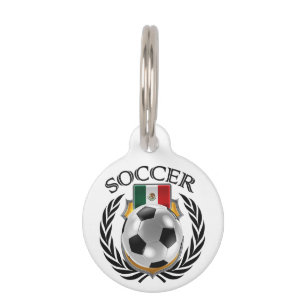 Mexico Soccer 2016 Fan Gear Pet Name Tag