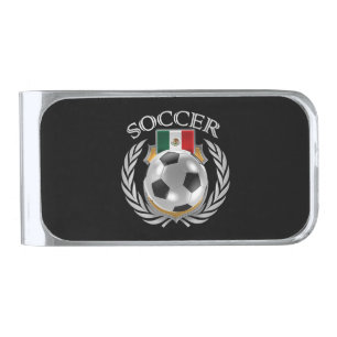 Mexico Soccer 2016 Fan Gear Silver Finish Money Clip