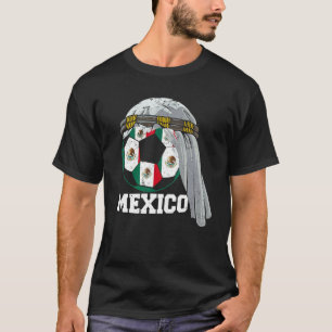 MEXICO Soccer 2022 Mexico Flag Ball Arab Keffiyeh  T-Shirt