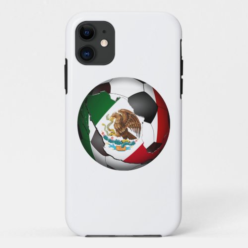 Mexico Soccer Ball iPhone 11 Case