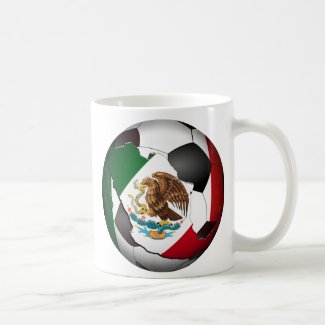 Mexico Soccer Ball Coffee Mug