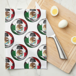 Mexico Soccer Ball Kitchen Towel