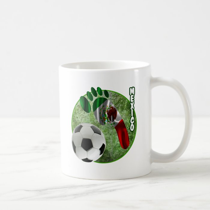 MEXICO SOCCER BALL PRODUCTS MUGS