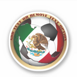 Mexico Soccer Ball Sports Sticker
