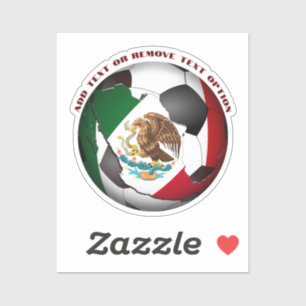 Mexico Soccer Ball Sports Sticker