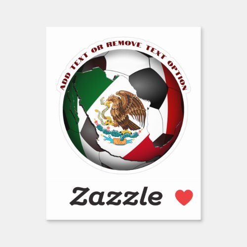 Mexico Soccer Ball Sports Sticker