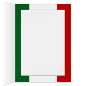 Mexico Soccer Ball w/Flag Colors Background Cards (Inside (Right))