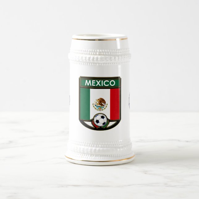 Mexico Soccer Beverage Stein (Center)