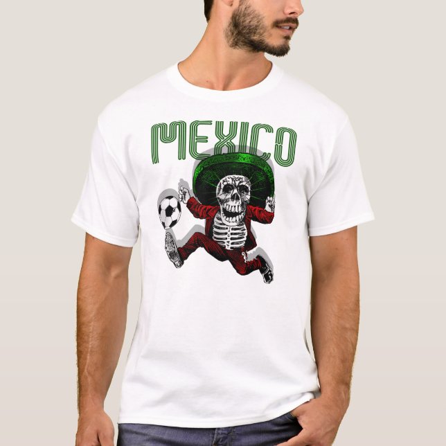 Mexico Soccer El tri Futbol Beyond Death gifts T-Shirt (Front)