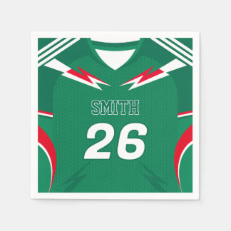 Mexico Soccer Jersey Custom Name Number Napkins