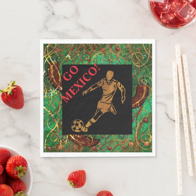MEXICO  SOCCER  NAPKINS (Insitu)