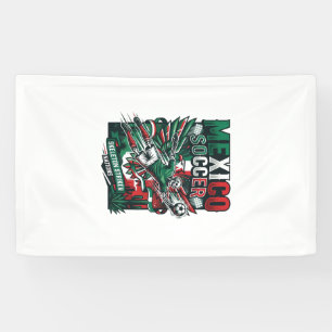 Mexico Soccer Skeleton Striker Nations Premium Spo Banner