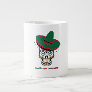 Mexico Soccer Skull 2026 - Pasión Que No Muere Foo Giant Coffee Mug