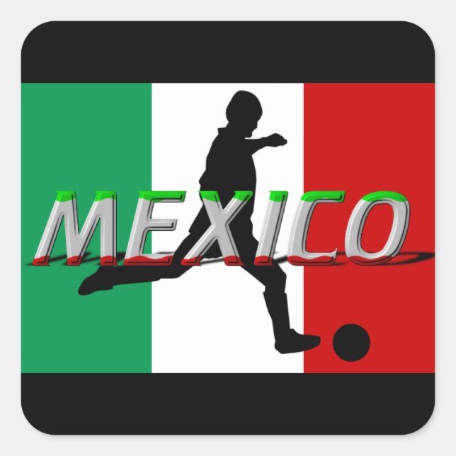 Mexico Soccer Stickers (Front)