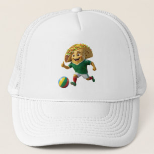 Mexico Soccer Taco Mascot Hat - Funny Mexican Food