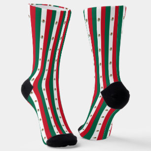 Mexico Socks, patriotic Mexican Flag fashion Socks