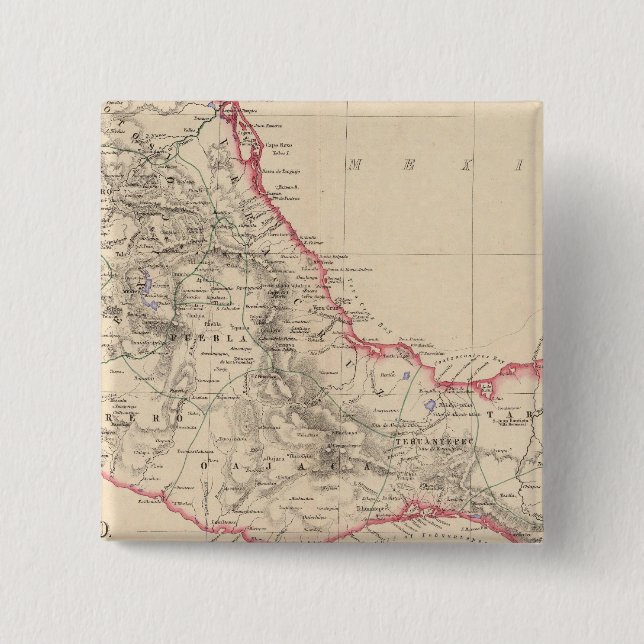 Mexico Southern States Button (Front)