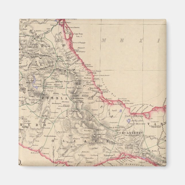Mexico Southern States Magnet (Front)