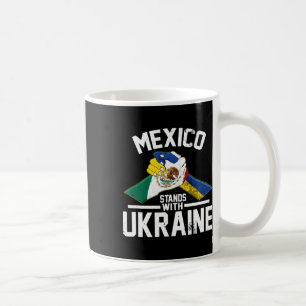 Mexico Stands With Ukraine Ukrainian Flag Coffee Mug