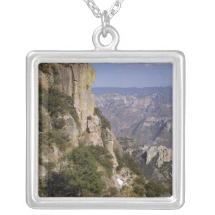 Mexico, State of Chihuahua, Copper Canyon. THIS 2 Silver Plated Necklace