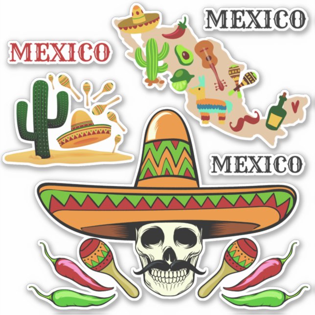 MEXICO stickers (Front)