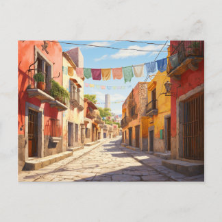 Mexico Streets Postcard