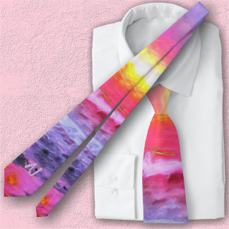 Mexico Sunset 0909 Neck Tie