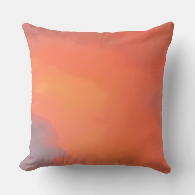 Mexico Sunset Colors Throw Pillow (Front)
