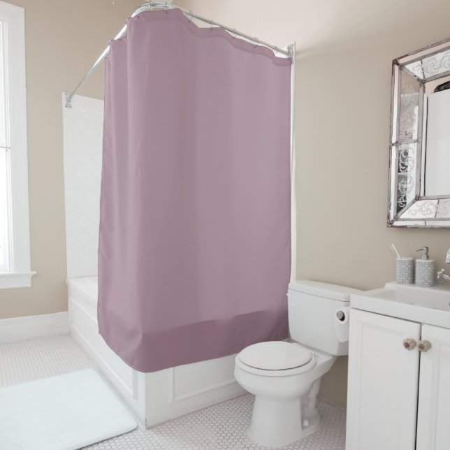 Mexico Sunset Lavender Shower Curtain (In Situ)