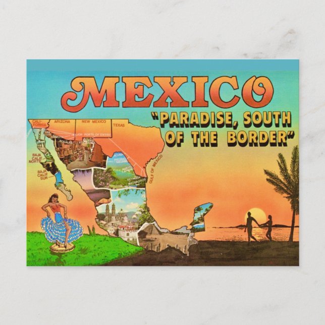  Mexico Sunset Postcard (Front)