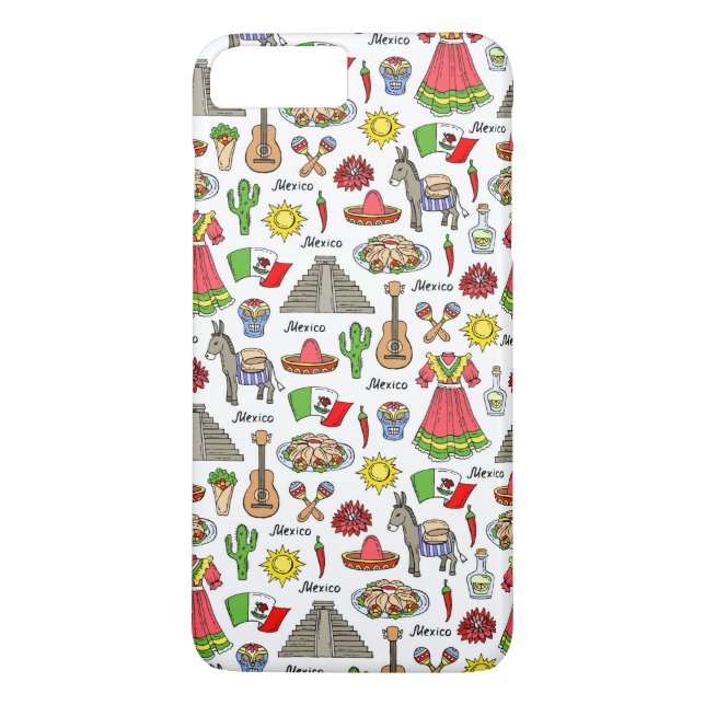 Mexico | Symbols Pattern Case-Mate iPhone Case (Back)