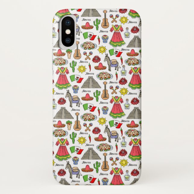 Mexico | Symbols Pattern Case-Mate iPhone Case (Back)