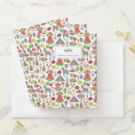 Mexico | Symbols Pattern Pocket Folder