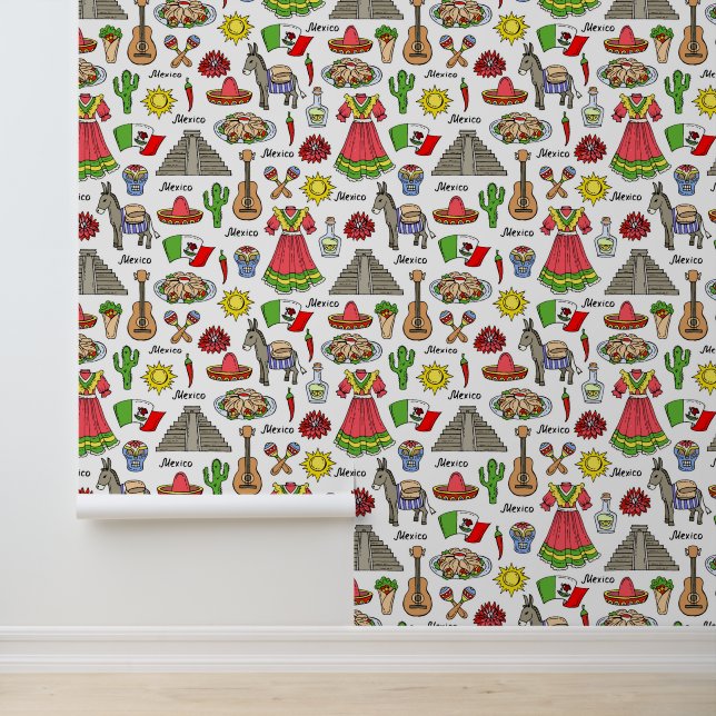Mexico | Symbols Pattern Wallpaper (Application)