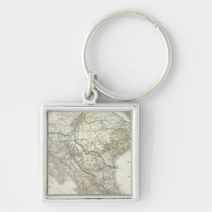 Mexico, Texas, Californien, C America Keychain