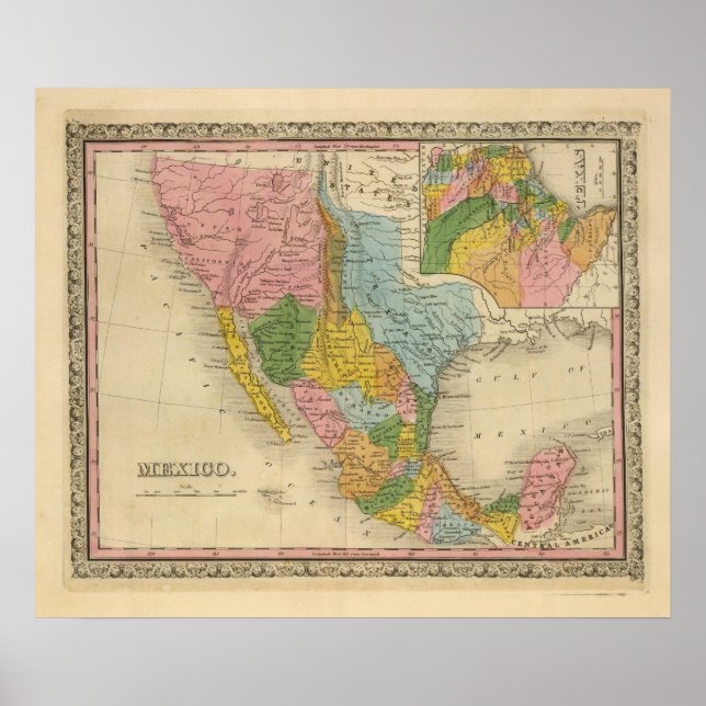 Mexico, Texas Poster (Front)