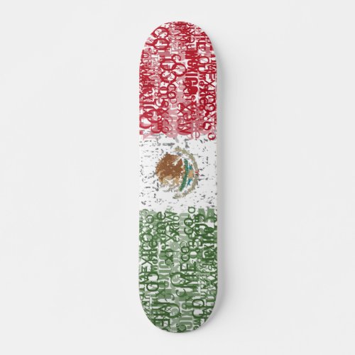 Mexico Textual Skateboard