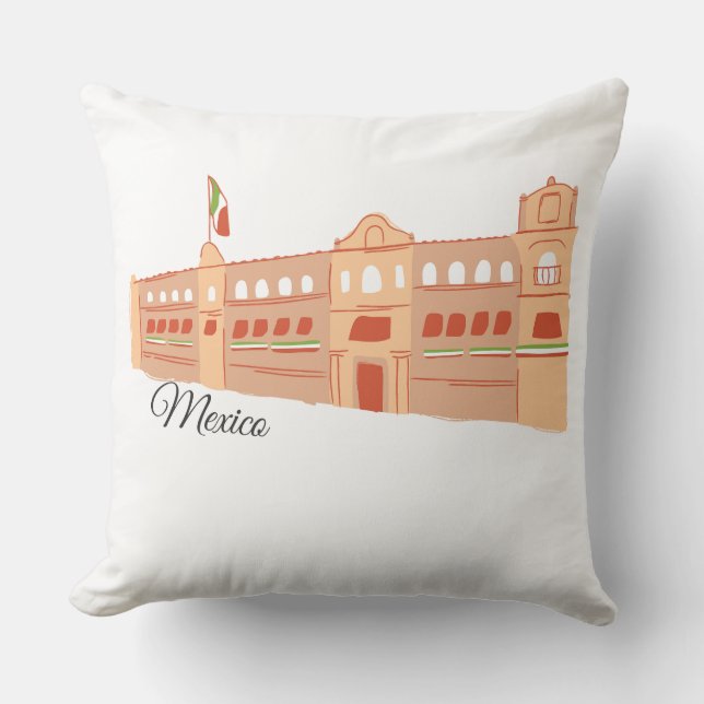 MEXICO THROW PILLOW (Front)