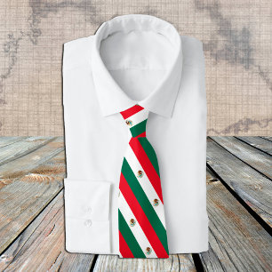 Mexico Ties, fashion Mexican Flag, business Neck Tie