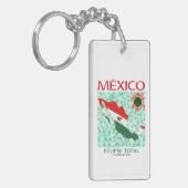 Mexico Total Eclipse Acrylic Keychain (Front Left)