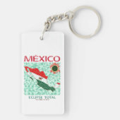 Mexico Total Eclipse Acrylic Keychain (Back)