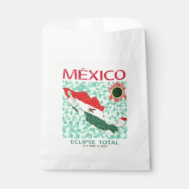 Mexico Total Eclipse Favor Bag (Front)