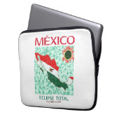 Mexico Total Eclipse Laptop Sleeve (Front Left)