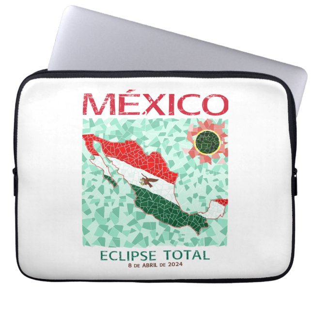Mexico Total Eclipse Laptop Sleeve (Front)