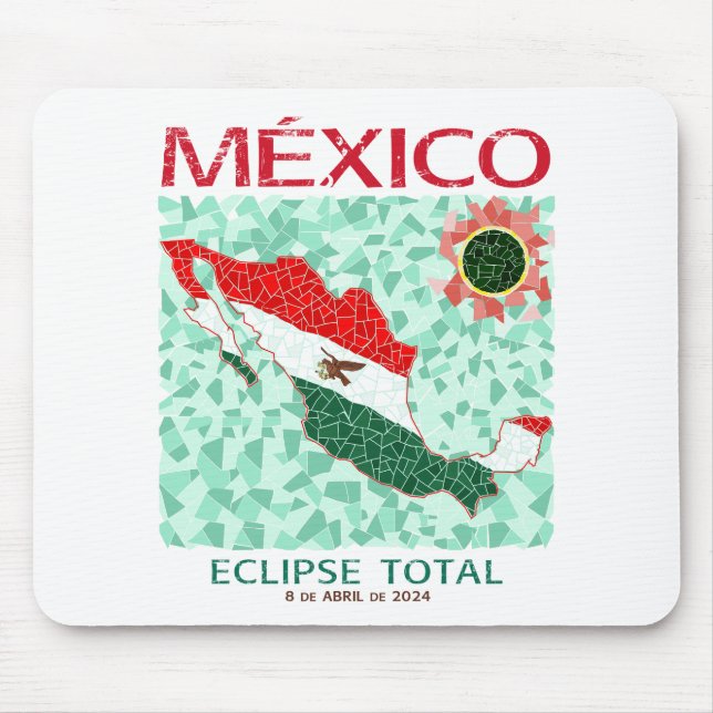 Mexico Total Eclipse Mouse Pad (Front)